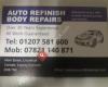 Auto Refinish Body Repairs