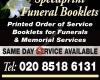 Funeral Booklets co. uk
