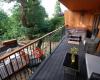 Oaks Lodge - luxury woodland lodge, hot tub, waterfall